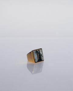 The Rothko Ring / Marbled Grey